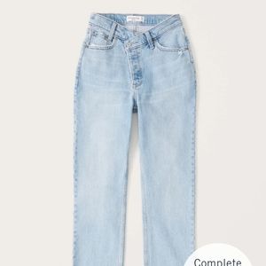Abercrombie & Fitch The Dad High Rise Curve Love Jean